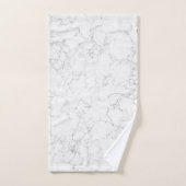 Witte marmer bad handdoek (Handdoek)