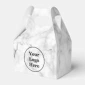 Witte marmer bedankdoosjes (Voorkant Zijde)