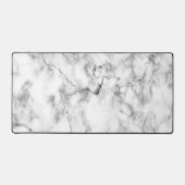 Witte marmer bureaumat (Voorkant)
