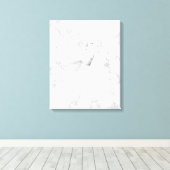 Witte marmer canvas afdruk (Insitu (Houten vloer))