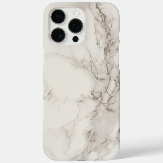 Witte marmer Case-Mate iPhone case (Achterkant)