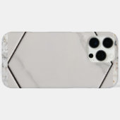 Witte marmer Case-Mate iPhone case (Achterkant (horizontaal))