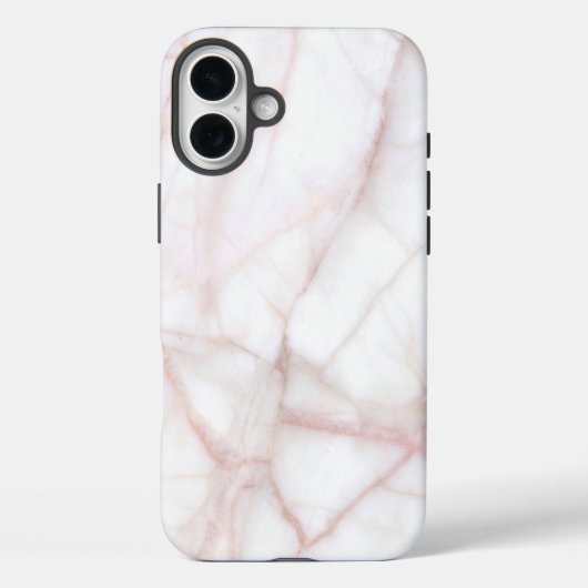 Witte marmer Case-Mate iPhone case (Achterkant)