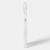 Witte marmer Case-Mate iPhone case (Achterkant / Links)