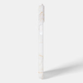 Witte marmer Case-Mate iPhone case (Achterkant / Rechts)