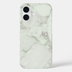 Witte marmer iPhone 16 hoesje
