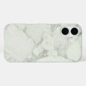 Witte marmer Case-Mate iPhone case (Achterkant (horizontaal))