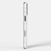 Witte marmer Case-Mate iPhone case (Achterkant / Rechts)