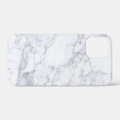Witte marmer Case-Mate iPhone case (Achterkant (horizontaal))