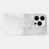 Witte marmer Case-Mate iPhone case (Achterkant (horizontaal))