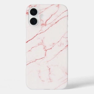 Witte marmer iPhone 16 plus hoesje