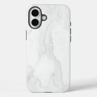 Witte marmer iPhone 16 plus hoesje