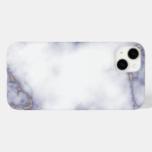 Witte marmer Case-Mate iPhone case (Achterkant (horizontaal))