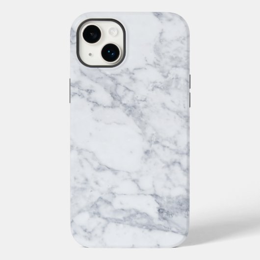 Witte marmer Case-Mate iPhone case (Achterkant)