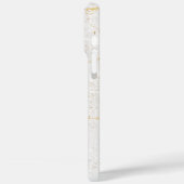 Witte marmer Case-Mate iPhone case (Achterkant / Links)