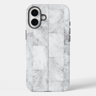 Witte marmer iPhone 16 plus hoesje