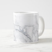 Witte marmer extra grote beker (Voorkant rechts)