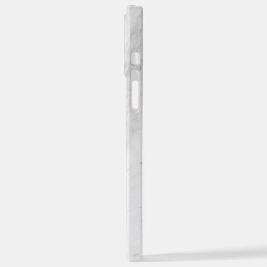 Witte marmer iPhone hoesje (Linkerkant)