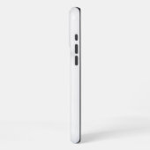 Witte marmer iPhone hoesje (Linkerkant)