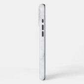 Witte marmer iPhone hoesje (Linkerkant)