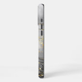 Witte marmer iPhone hoesje (Linkerkant)