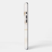 Witte marmer iPhone hoesje (Linkerkant)