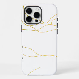 Witte marmer iPhone 16 pro max hoesje
