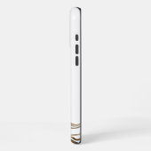 Witte marmer iPhone hoesje (Linkerkant)