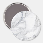 Witte marmer magneet (Voorkant / Achterkant)