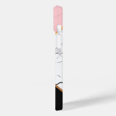 Witte marmer met gouden lijnen Case-Mate iPhone case (Achterkant / Links)