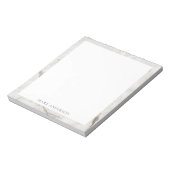 witte marmer notitieblok (Gedraaid)
