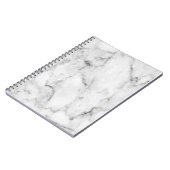 Witte marmer Notitieboek (Linkerzijde)