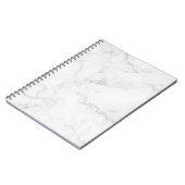 Witte marmer Notitieboek (Linkerzijde)