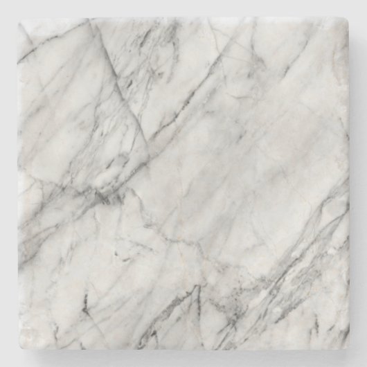 Witte marmer onderzetter (Voorkant)