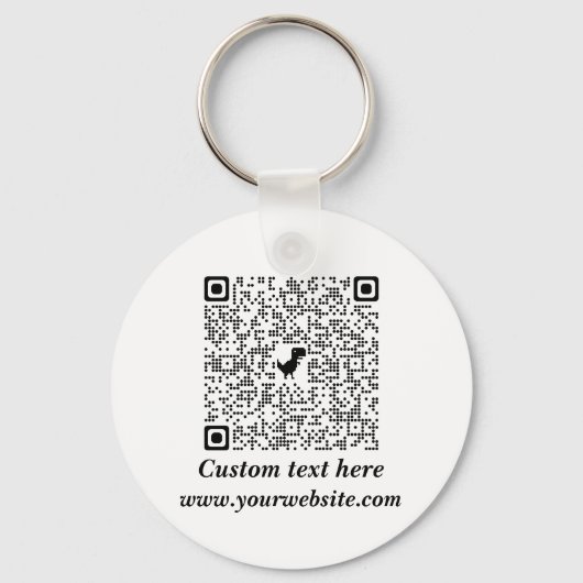 Witte marmer sleutelhanger (Achterkant)