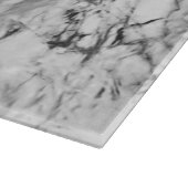Witte marmer snijplank (Hoek)
