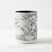 Witte marmer Stone Mok (Midden)