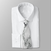 Witte marmer Stropdas (Gebonden)