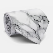 Witte marmer Stropdas (Opgerold)