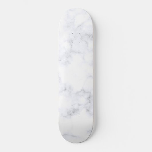 Witte marmer textuur skateboard (Voorkant)