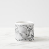 Witte Marmeren Espresso Cup Espresso Kop (Voorkant)