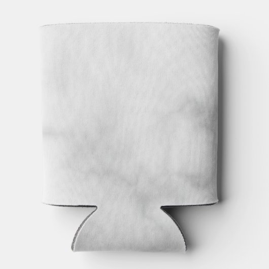 Witte Marmeren Moderne Script Persoonlijke Bruidsj Blikjeskoeler (Achterkant)