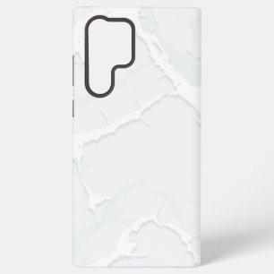 Witte marmeren schroot Elegant Samsung Galaxy Hoesje