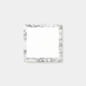 Witte marmeren steen omlijst Luxe Post-it® notes (Voorkant)