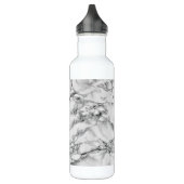 Witte marmeren stenen waterfles (Links)