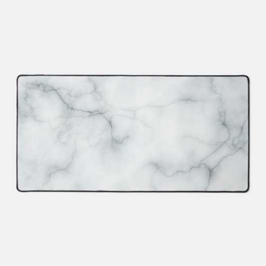 Witte marmeren textuur bureaumat (Voorkant)