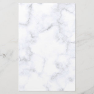 Witte marmertextuur briefpapier