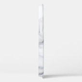 Witte marmertextuur Case-Mate iPhone case (Achterkant / Rechts)