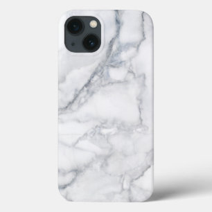 Witte marmertextuur iPhone 13 hoesje