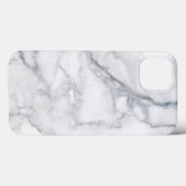 Witte marmertextuur Case-Mate iPhone case (Achterkant (horizontaal))